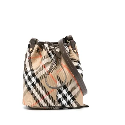 Mini Check bucket bag