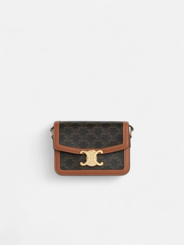 TEEN TRIOMPHE BAG IN Triomphe Canvas and Calfskin