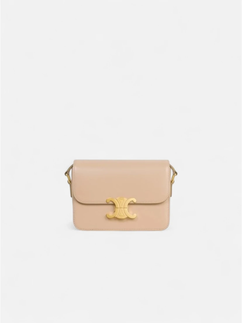 Triomphe smooth leather bag