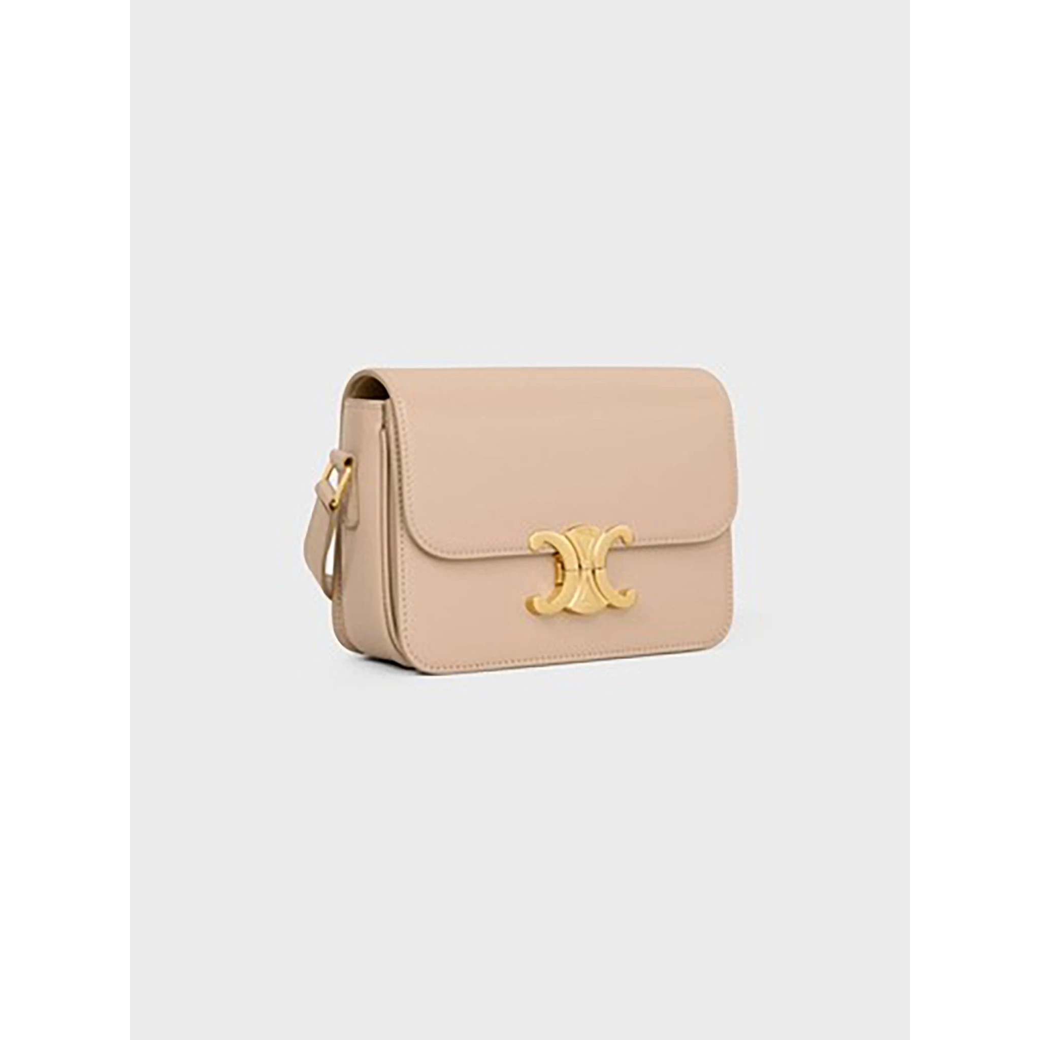 Triomphe smooth leather bag