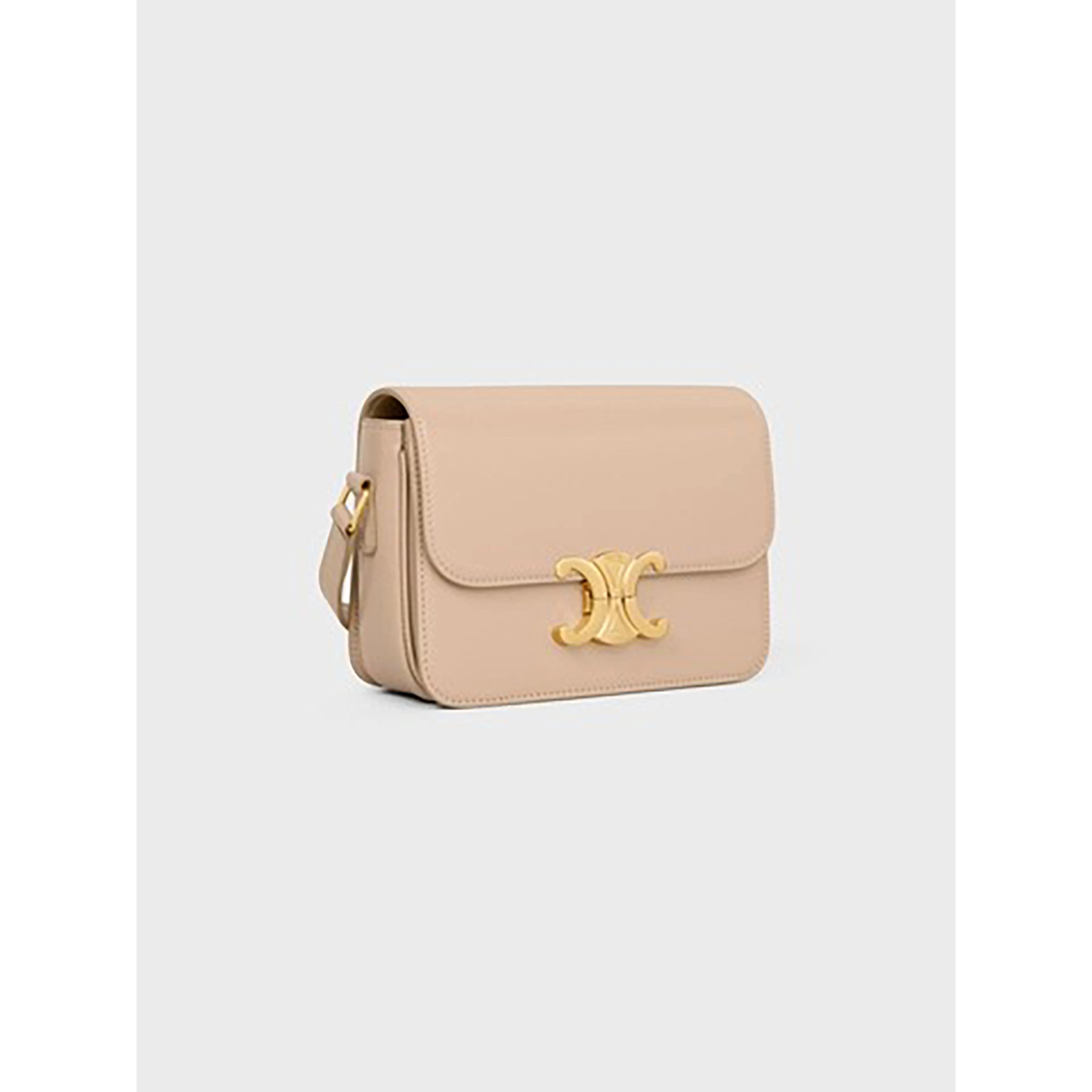 Triomphe smooth leather bag