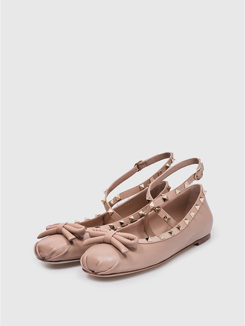 VALENTINO GARAVANI ROCKSTUD ballet flats