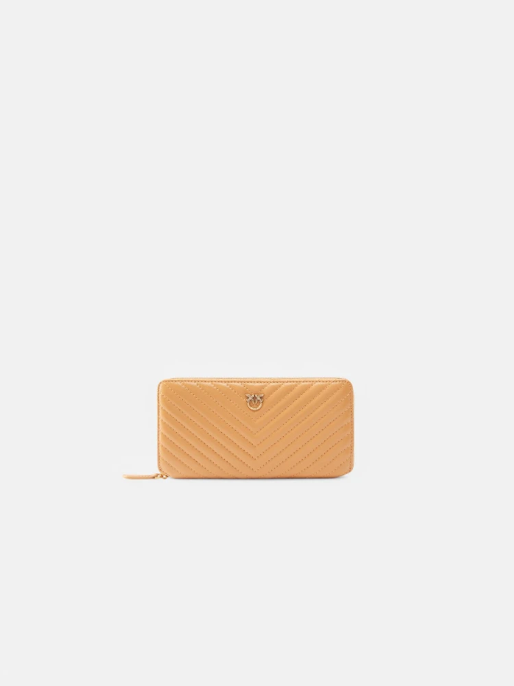 PINKO RYDER ZIP AROUND wallet