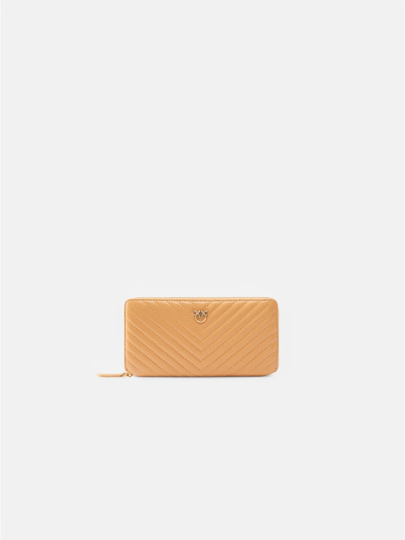 PINKO RYDER ZIP AROUND wallet