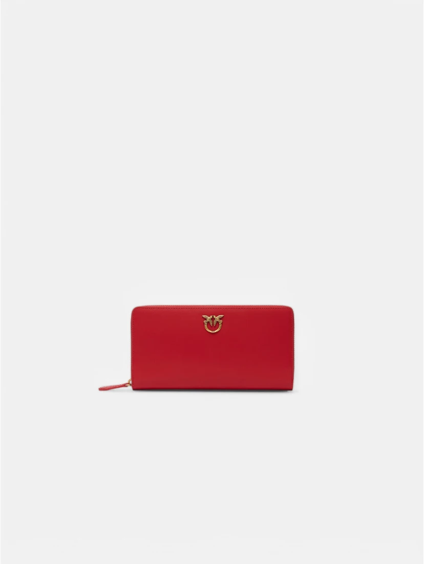PINKO RYDER ZIP AROUND wallet