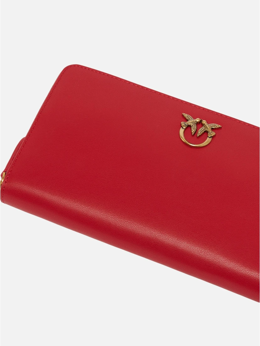 PINKO RYDER ZIP AROUND wallet