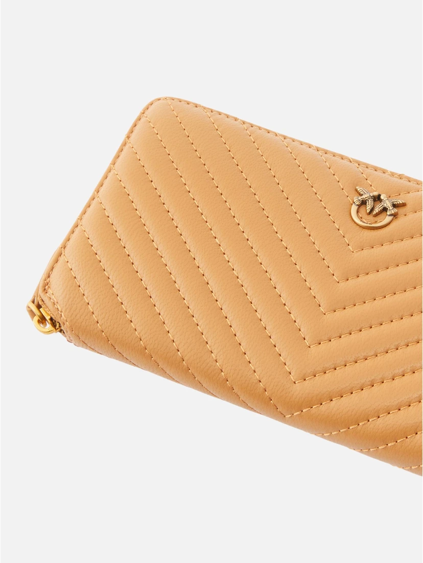 PINKO RYDER ZIP AROUND wallet