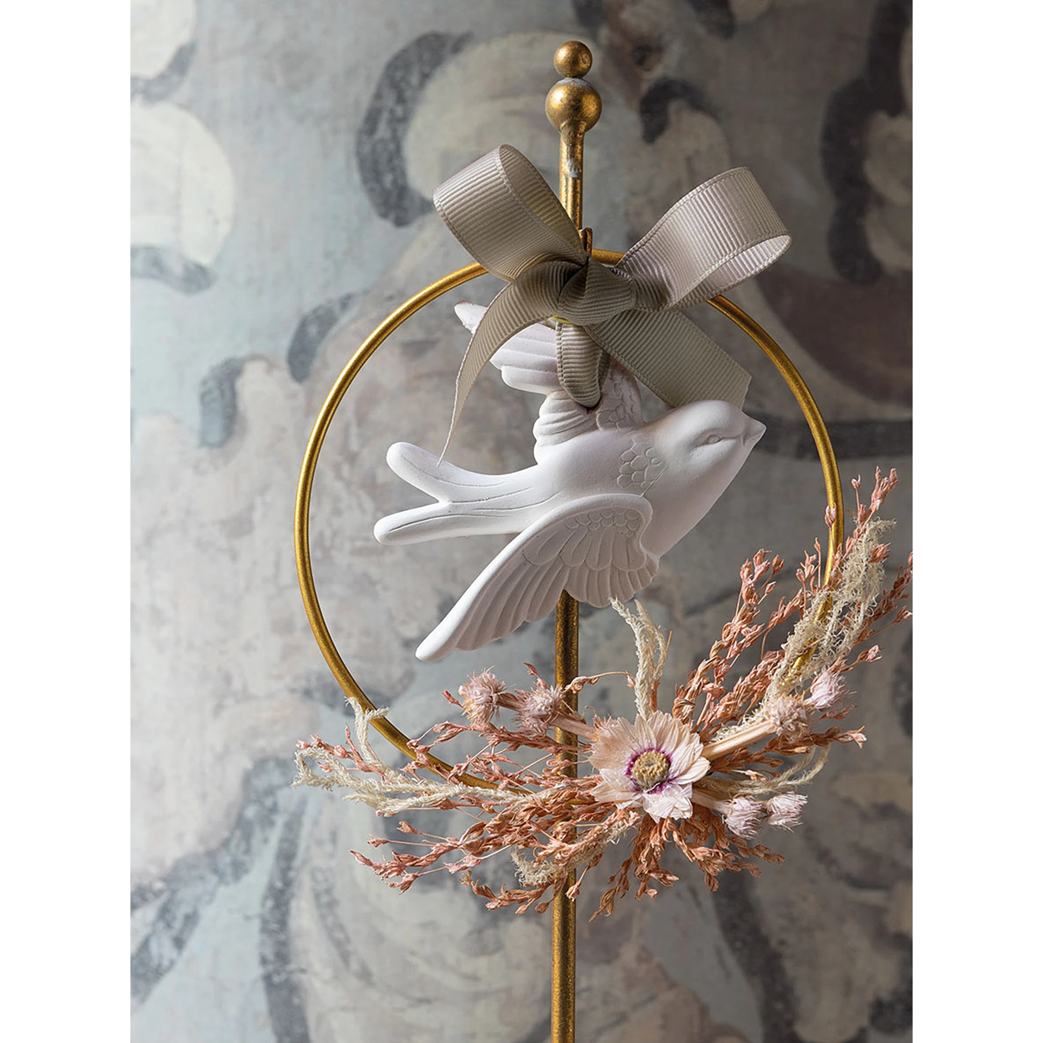 MATHILDE M fragrant floral wreath - Fleur de Coton