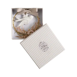 MATHILDE M fragrant floral wreath - Fleur de Coton