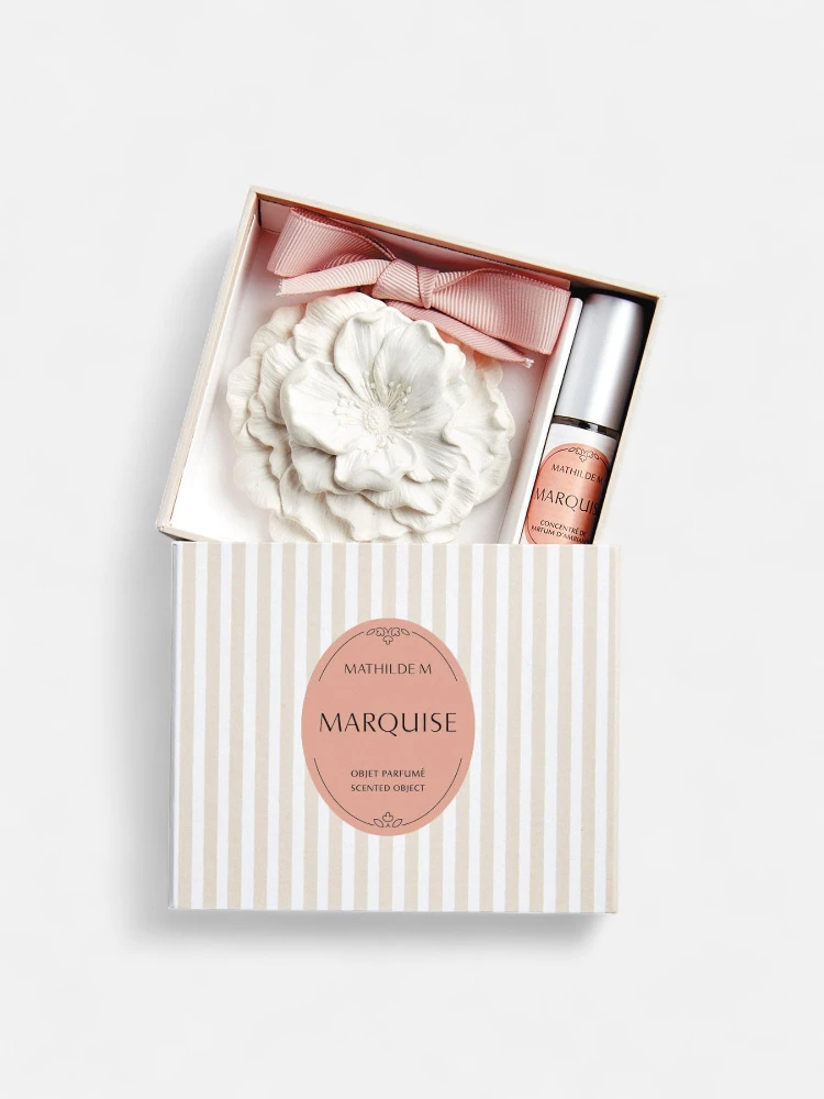 MATHILDE M set - decorative figure and perfume concentrate spray 4 ml - Marquise