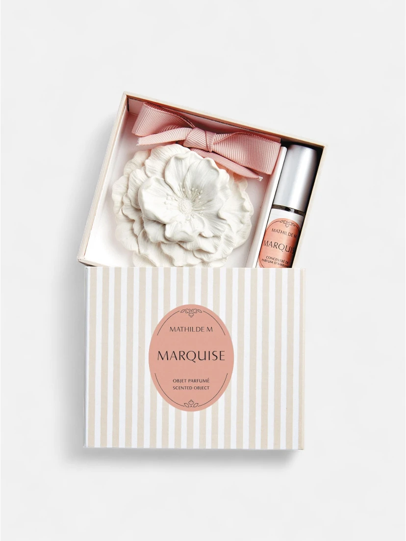 MATHILDE M set - decorative figure and perfume concentrate spray 4 ml - Marquise