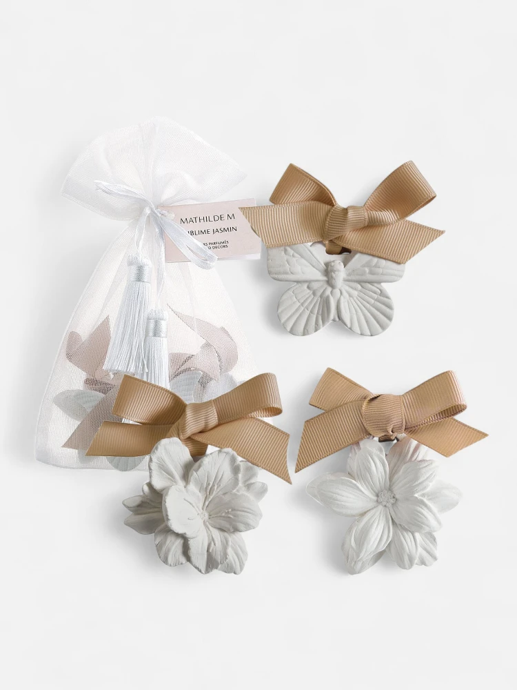 MATHILDE M set of 3 scented decorative figures - Sublime Jasmine
