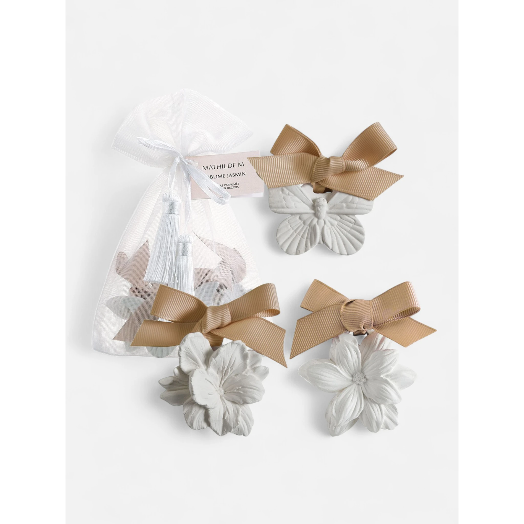 MATHILDE M set of 3 scented decorative figures - Sublime Jasmine