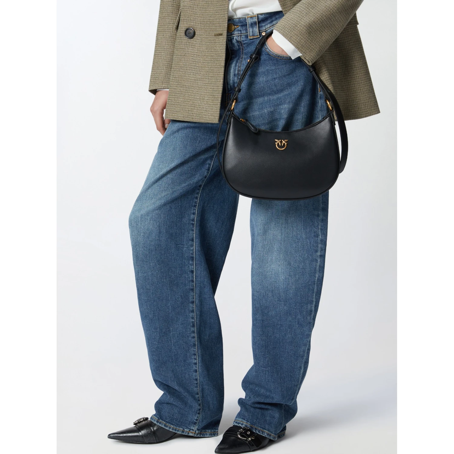 PINKO HALF MOON MINI bag