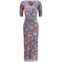 Multicolor Polyamide Casual Dress