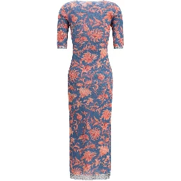 Multicolor Polyamide Casual Dress