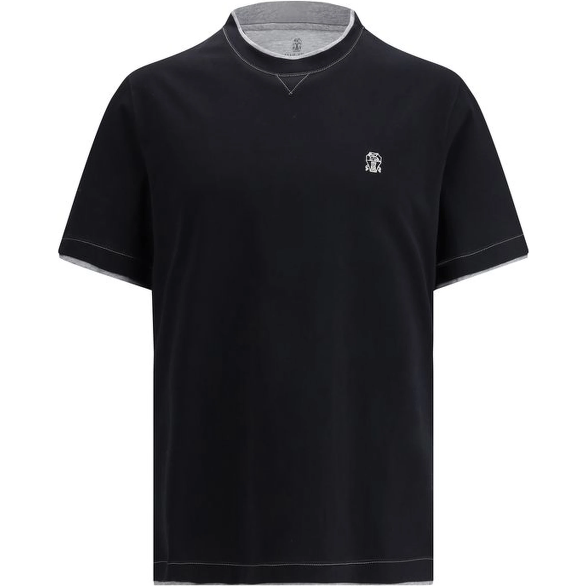 Black Cotton T-Shirt