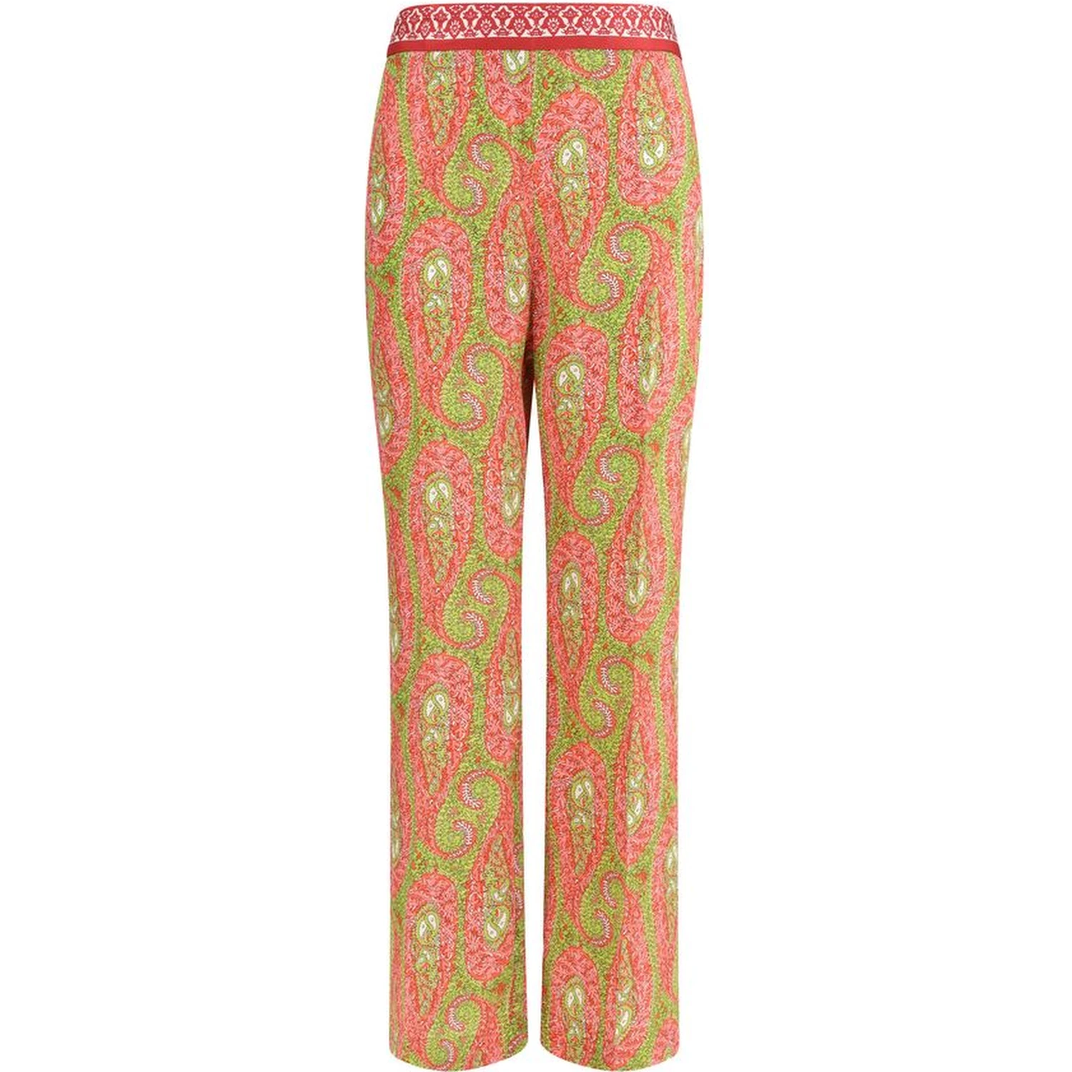 Multicolor Polyester Pants