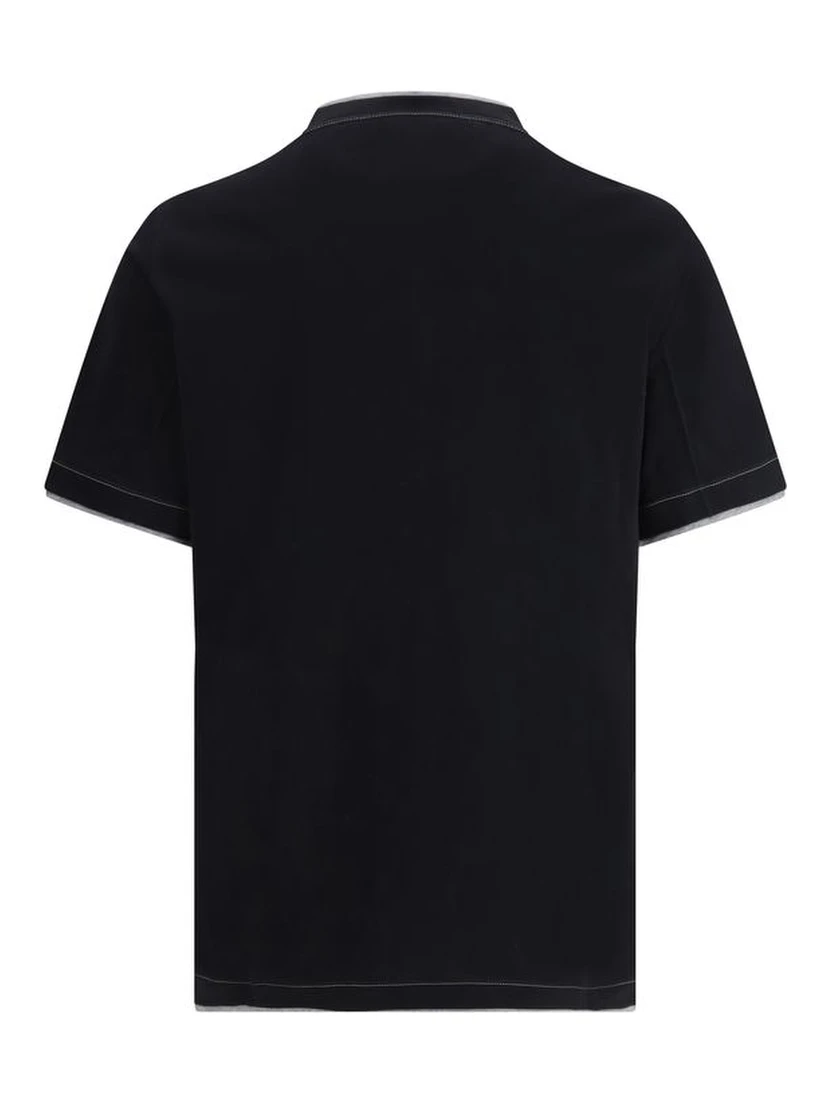 Black Cotton T-Shirt
