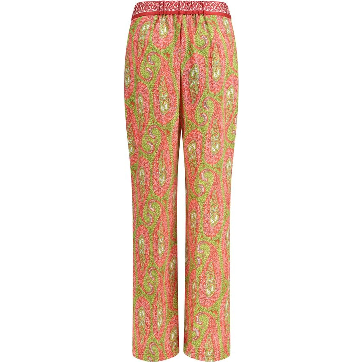 Multicolor Polyester Pants