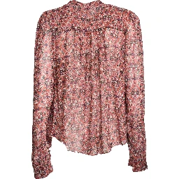 Blusa Noeline In Crêpe Stampato