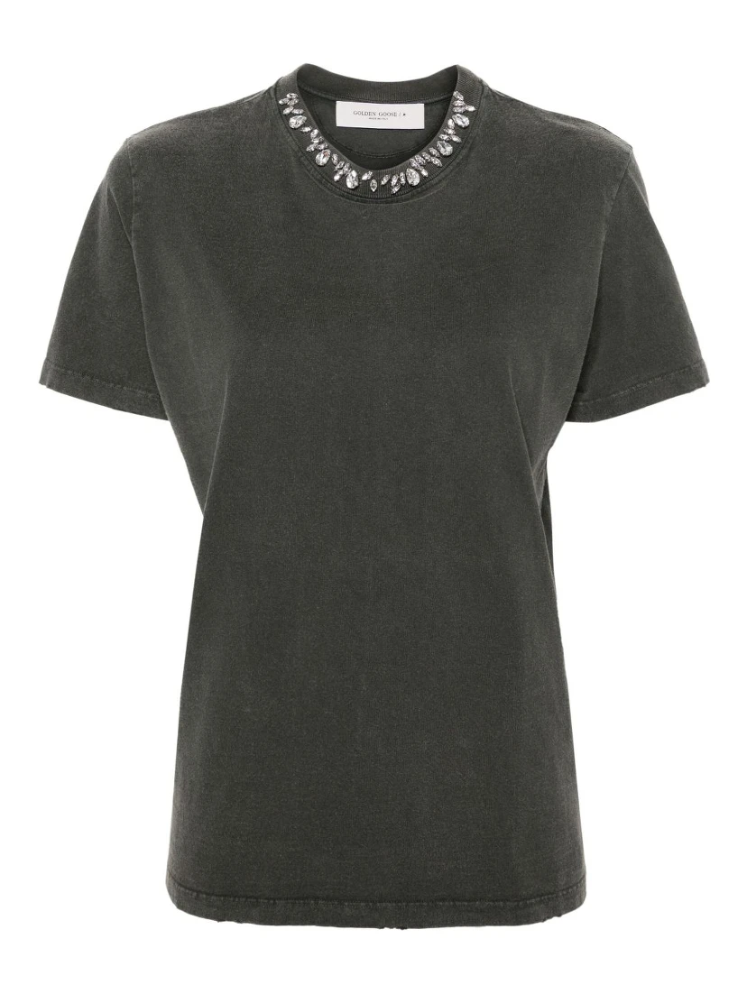 Golden Goose T-shirts and Polos Grey