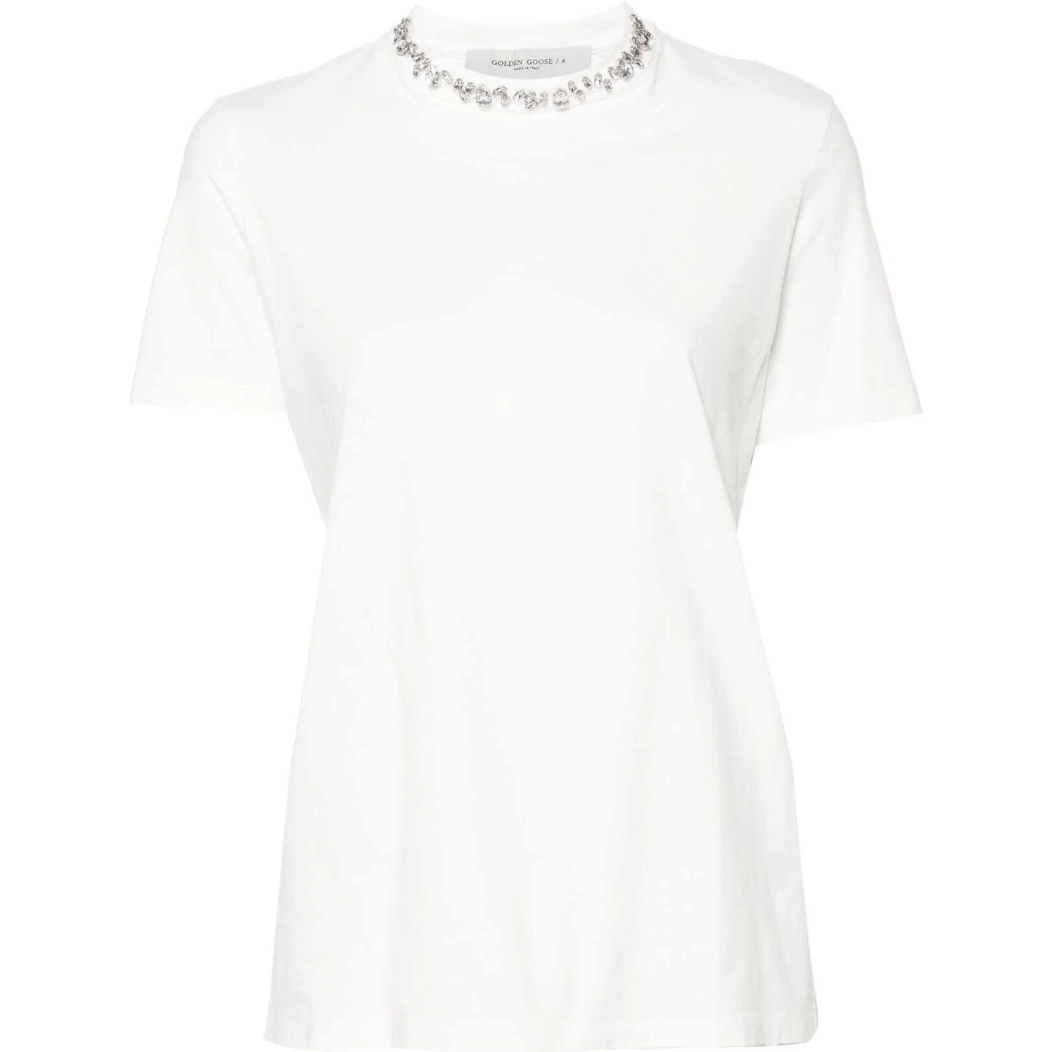 تيشيرتات وبولو من جولدن جوس باللون الأبيض