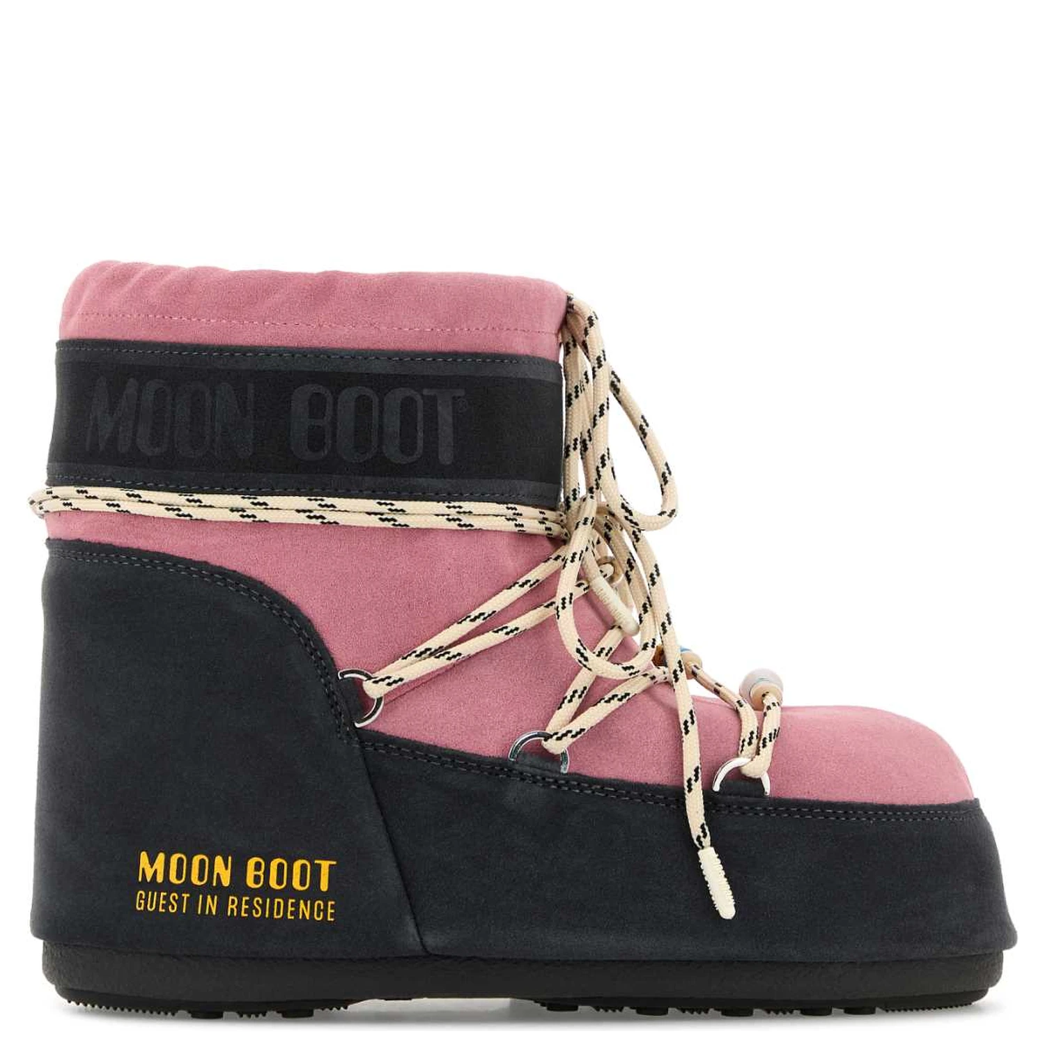 MB X GIR ICON LOW SUEDE BEADS GREY/ROSE