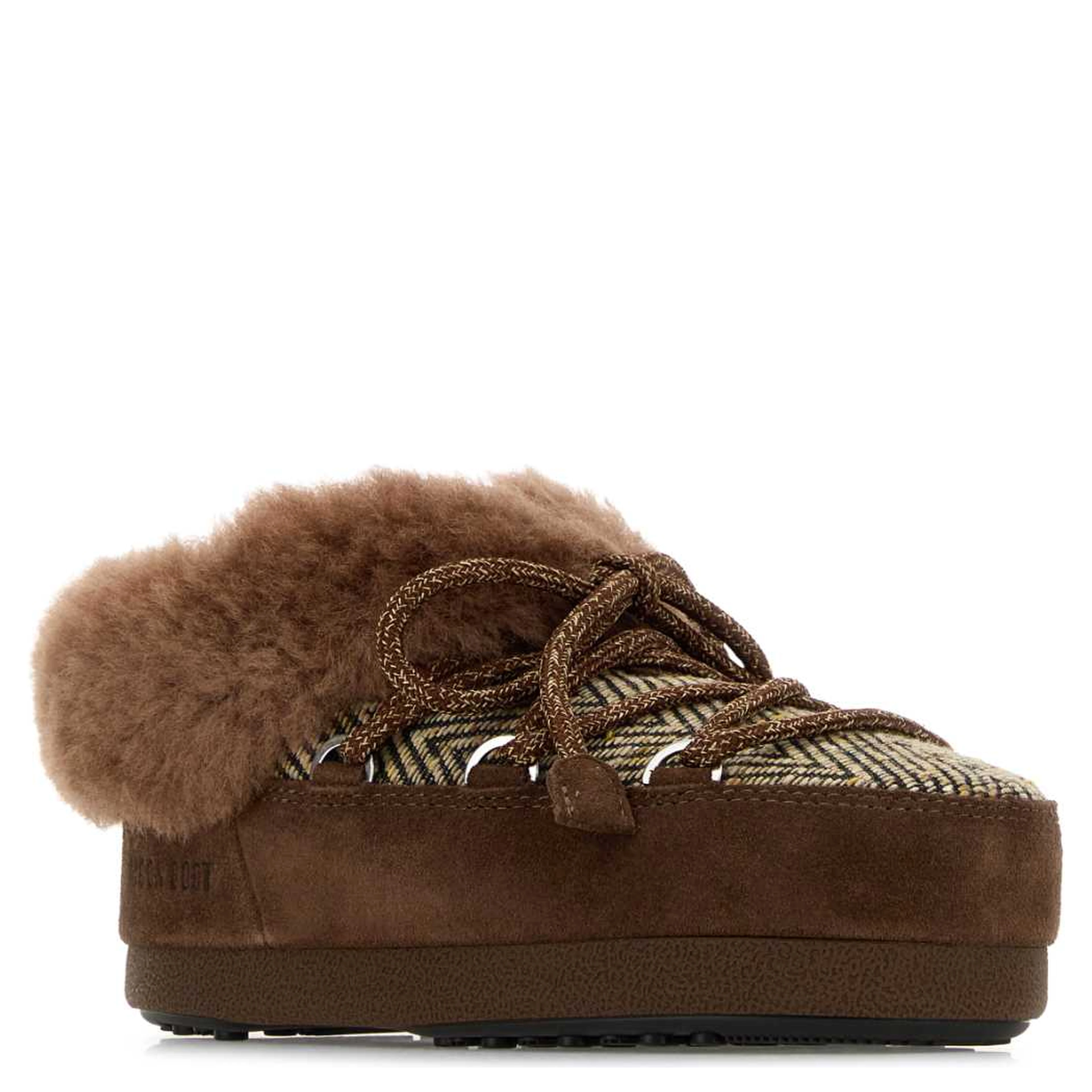 MB X GIR EVX CHALET MULE FUR COCOA