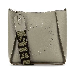 Logo Crossbody Bag Embossed Grainy Alter Mat W/Stu