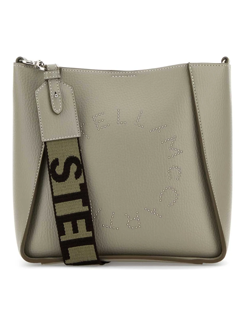Logo Crossbody Bag Embossed Grainy Alter Mat W/Stu