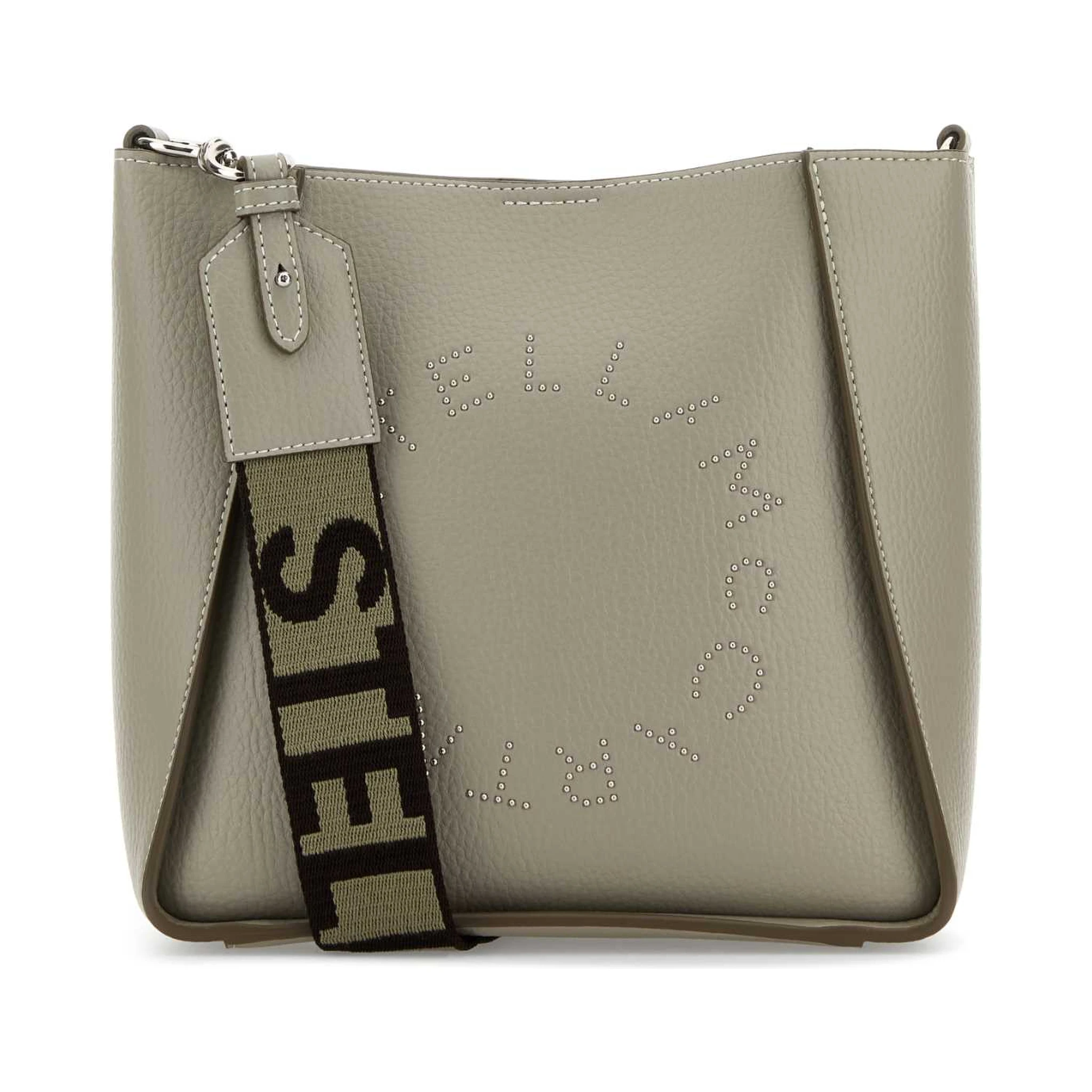 Logo Crossbody Bag Embossed Grainy Alter Mat W/Stu