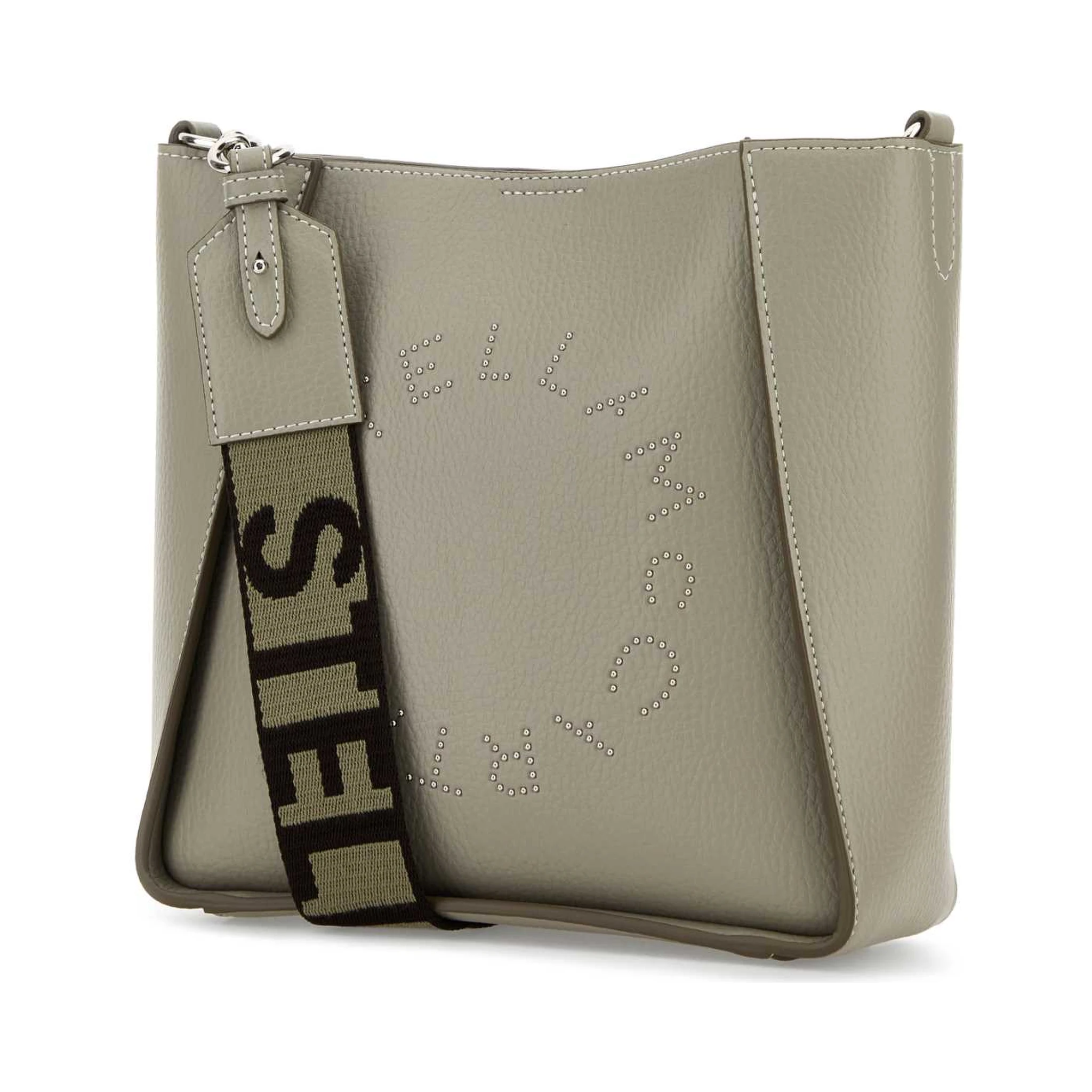 Logo Crossbody Bag Embossed Grainy Alter Mat W/Stu