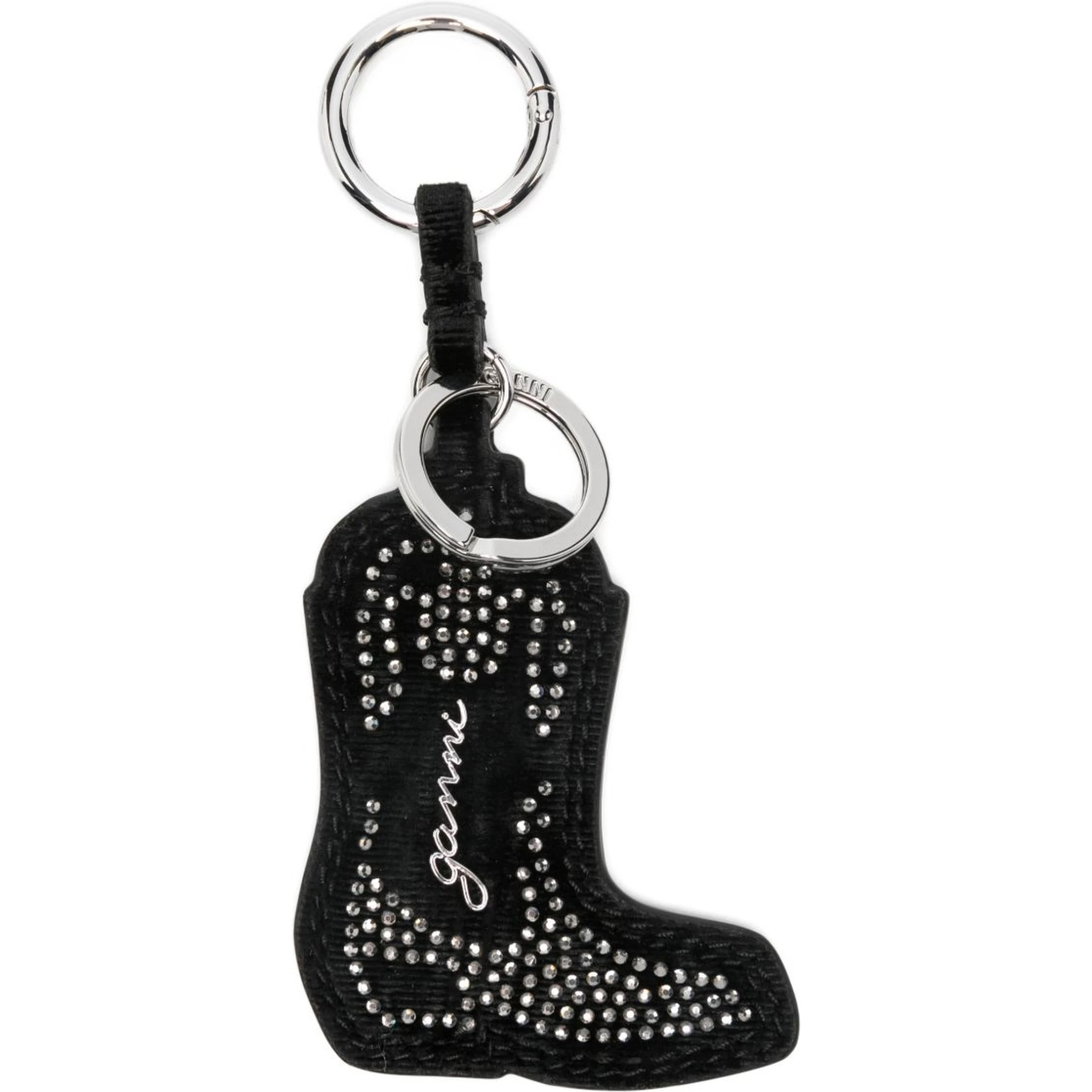 GANNI Keychains Black
