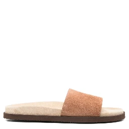 open-toe round-toe sandals