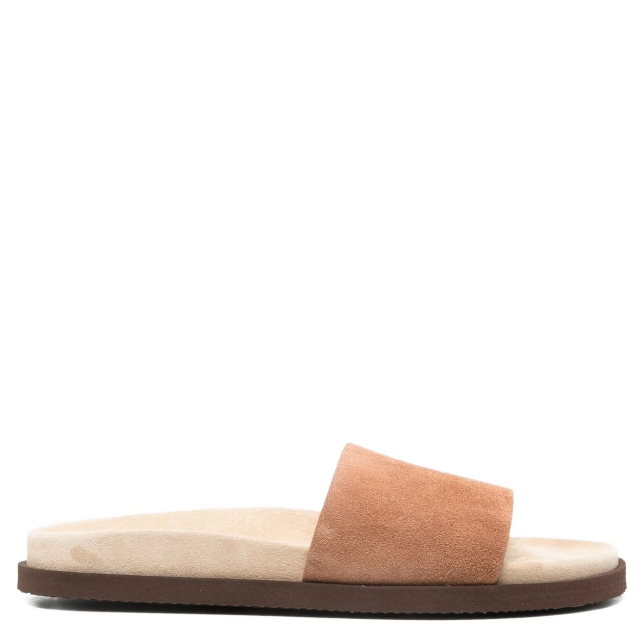 open-toe round-toe sandals