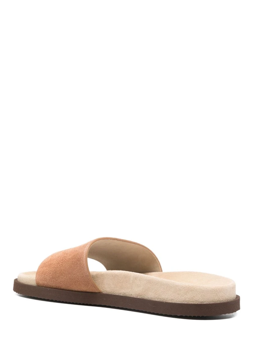 open-toe round-toe sandals