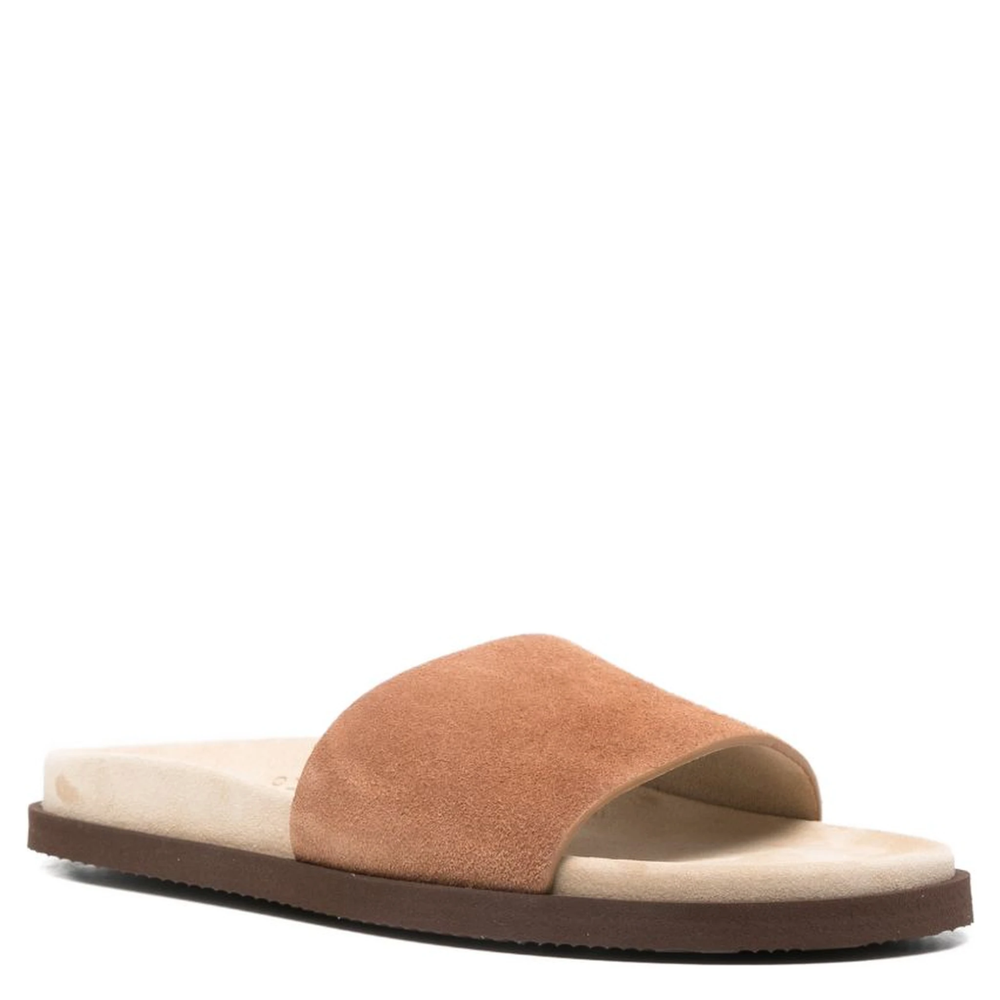 open-toe round-toe sandals
