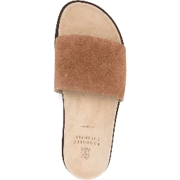 open-toe round-toe sandals