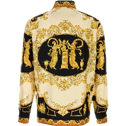 INFORMAL SHIRT MYTHIC BAROQUE PRINT SILK TWILL