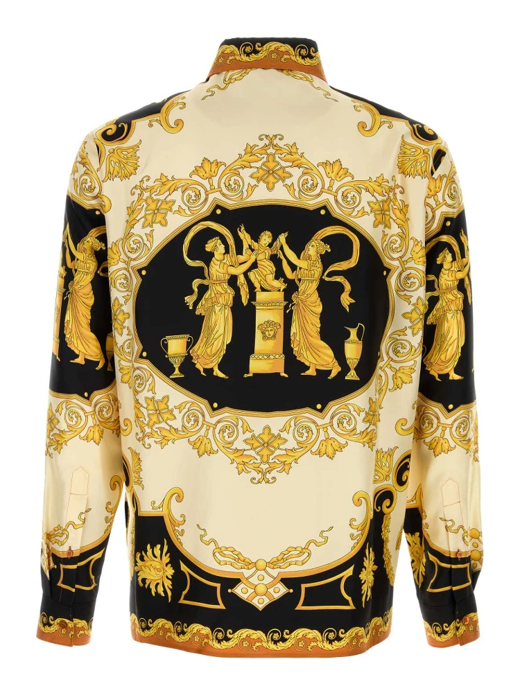 INFORMAL SHIRT MYTHIC BAROQUE PRINT SILK TWILL alternative