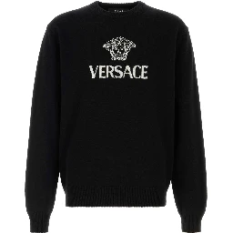 KNIT SWEATER MEDUSA INTARSIA ECOCASHMERE