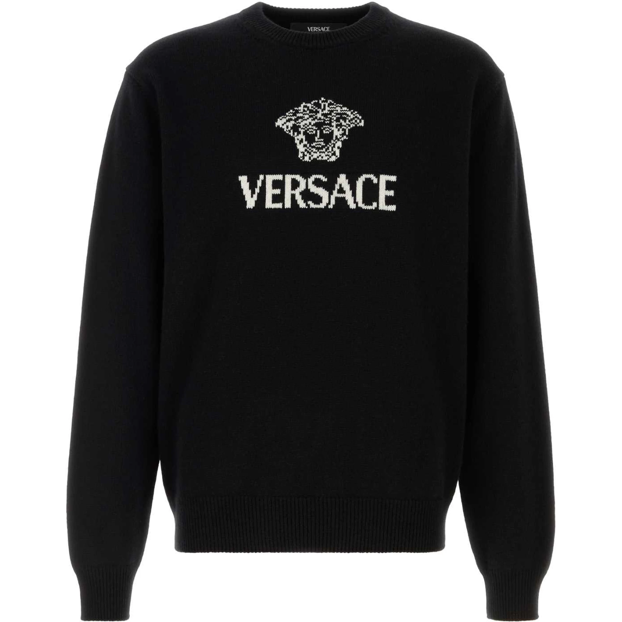 KNIT SWEATER MEDUSA INTARSIA ECOCASHMERE