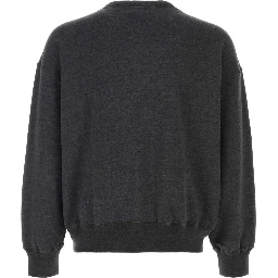 OVER DYE BUSY WORKS RELAXED FIT CREWNECK SWEATSHIR