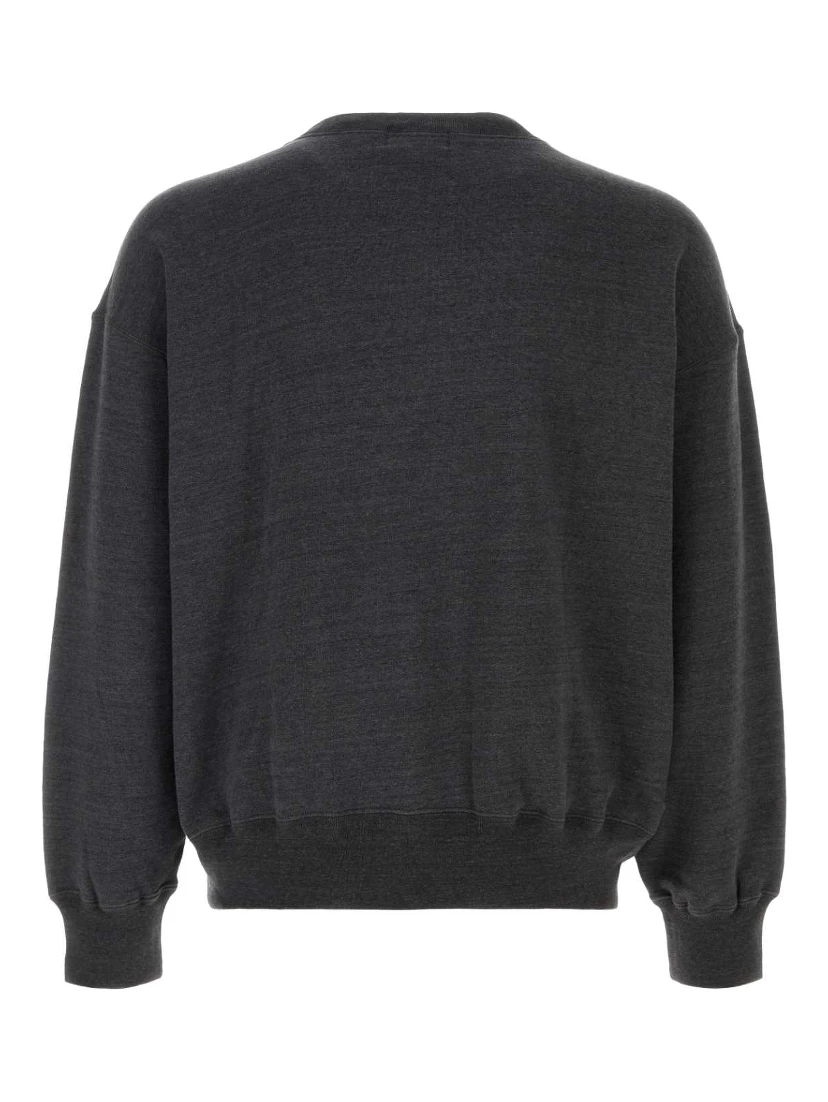 OVER DYE BUSY WORKS RELAXED FIT CREWNECK SWEATSHIR