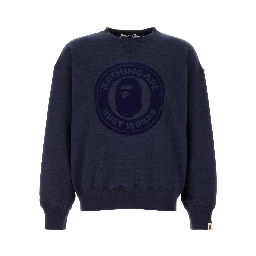 OVER DYE BUSY WORKS RELAXED FIT CREWNECK SWEATSHIR