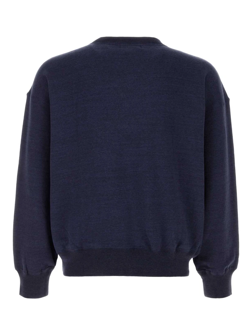 OVER DYE BUSY WORKS RELAXED FIT CREWNECK SWEATSHIR