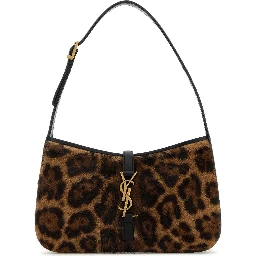 Printed calf hairLe 5 Ã  7 shoulder bag
