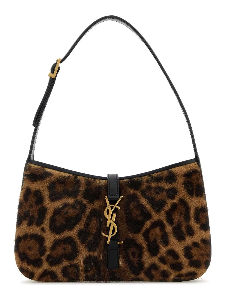 Printed calf hairLe 5 Ã  7 shoulder bag