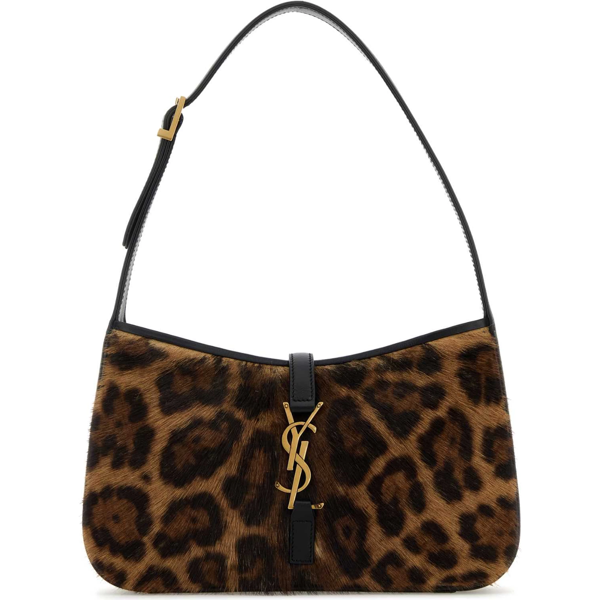 Printed calf hairLe 5 Ã  7 shoulder bag